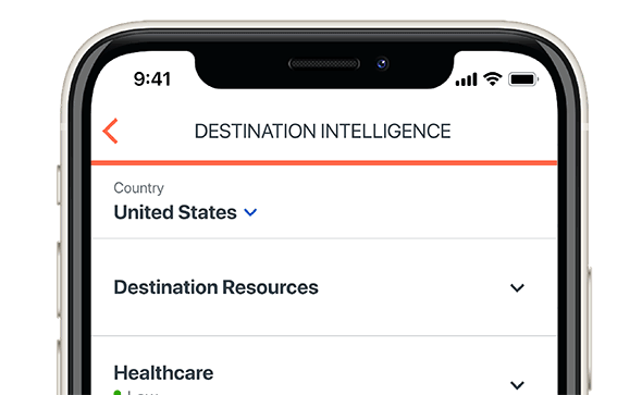 Additional destination intelligence information